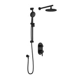 RoundOne TD2 (Valve Not Included) : AQUATONIK T/P with Diverter Shower System with Wallarm