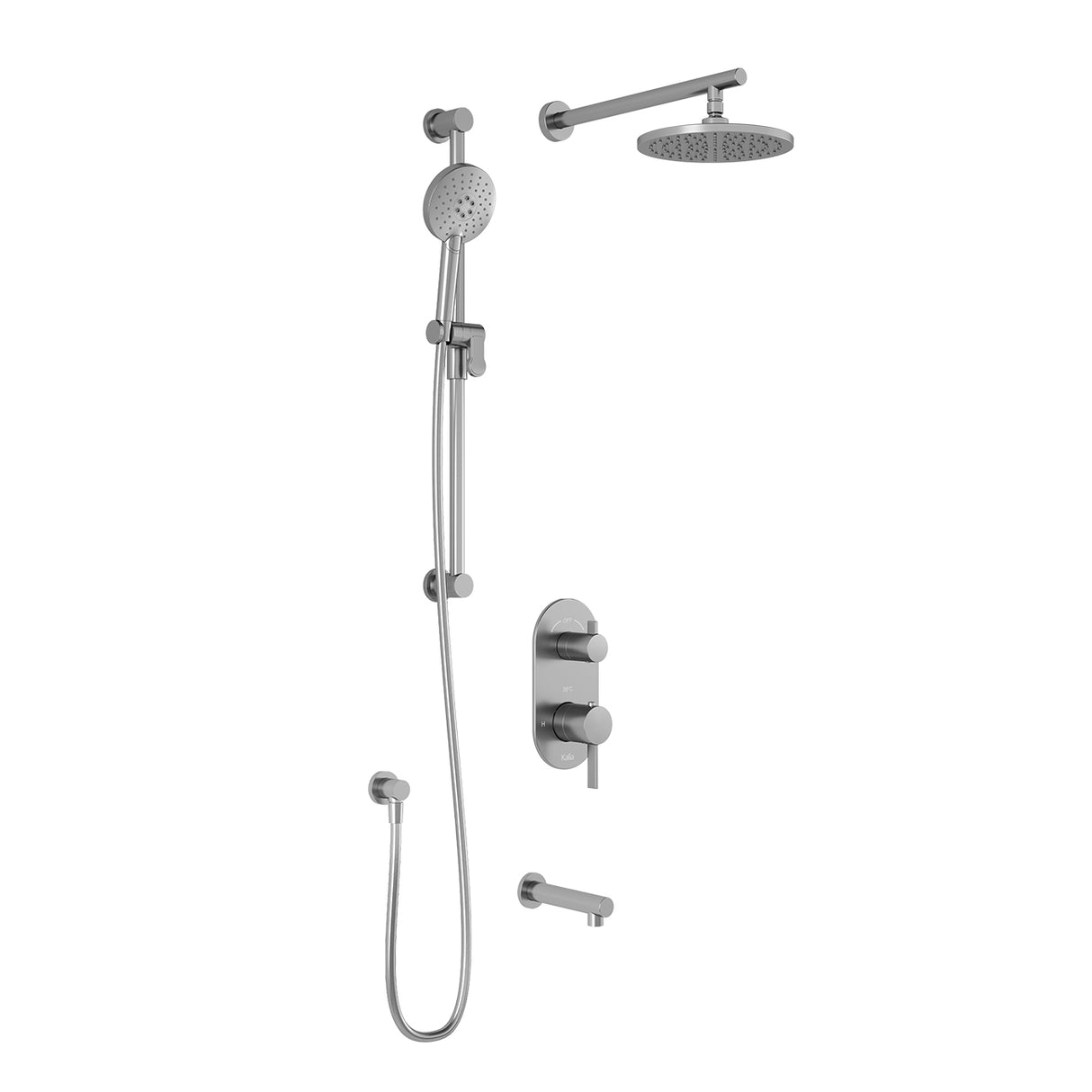 RoundOne TD3 : AQUATONIK T/P with Diverter Shower System with Wallarm
