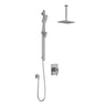 SquareOne TCD1 : AQUATONIK T/P Coaxial Shower System with Vertical Ceiling Arm