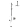 SquareOne TCD1 : AQUATONIK T/P Coaxial Shower System with Vertical Ceiling Arm