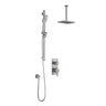 SquareOne TD2 : AQUATONIK T/P with Diverter Shower System with Vertical Ceiling Arm