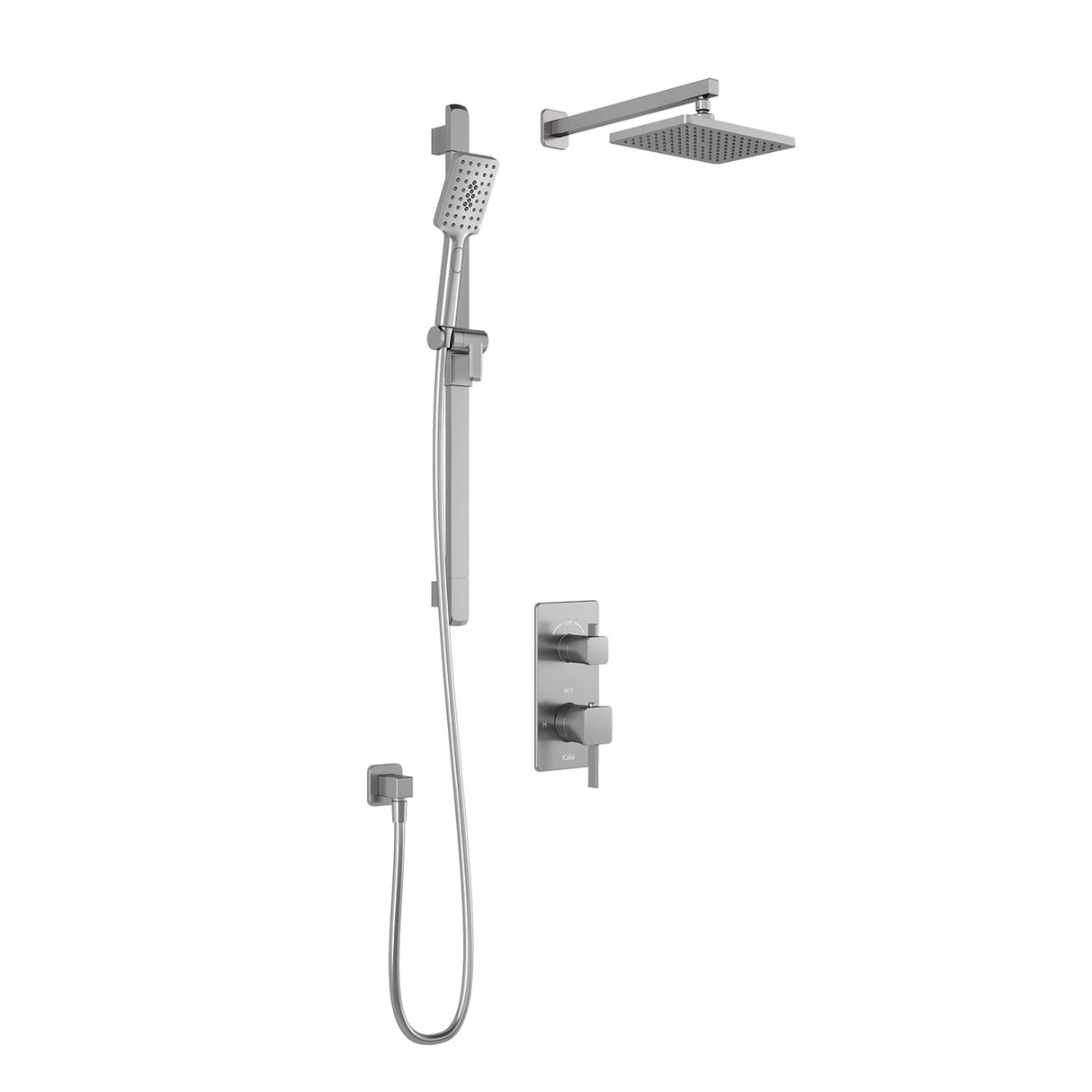 SquareOne TD2 : AQUATONIK T/P with Diverter Shower System with Wallarm