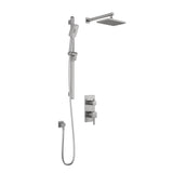 SquareOne TD2 (Valve Not Included) : AQUATONIK T/P with Diverter Shower System with Wallarm