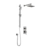 SquareOne TD2 (Valve Not Included) : AQUATONIK T/P with Diverter Shower System with Wallarm