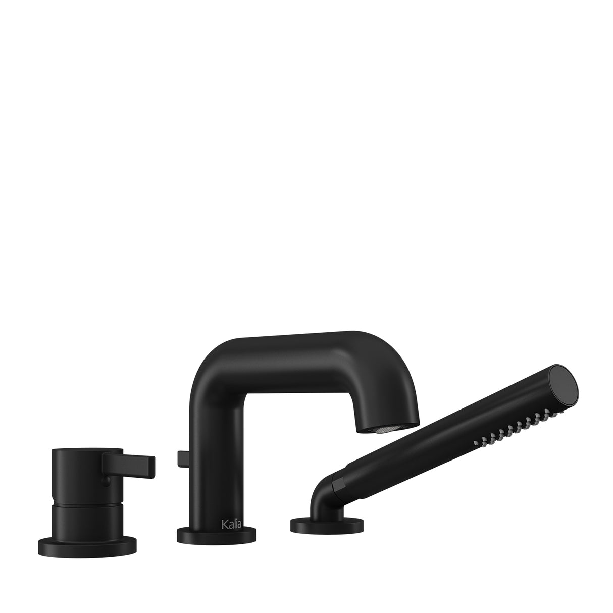 BASICO - Pressure Balance 3-Piece Deckmount Tub Filler with Handshower - Cartridge Included Without Rough-In -