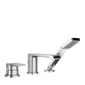 SOBRIO - 3-Piece Deckmount Tub Filler with Handshower - Cartridge Included without Rough-In -