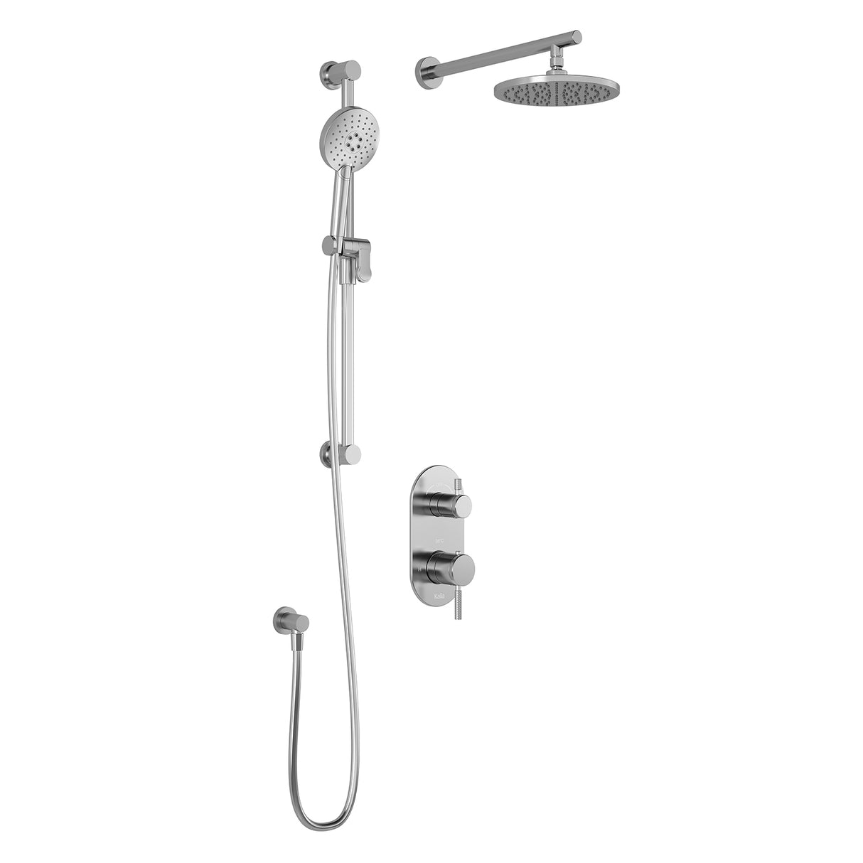 PRECISO TD2 : AQUATONIK T/P with Diverter Shower System with Wallarm Chrome