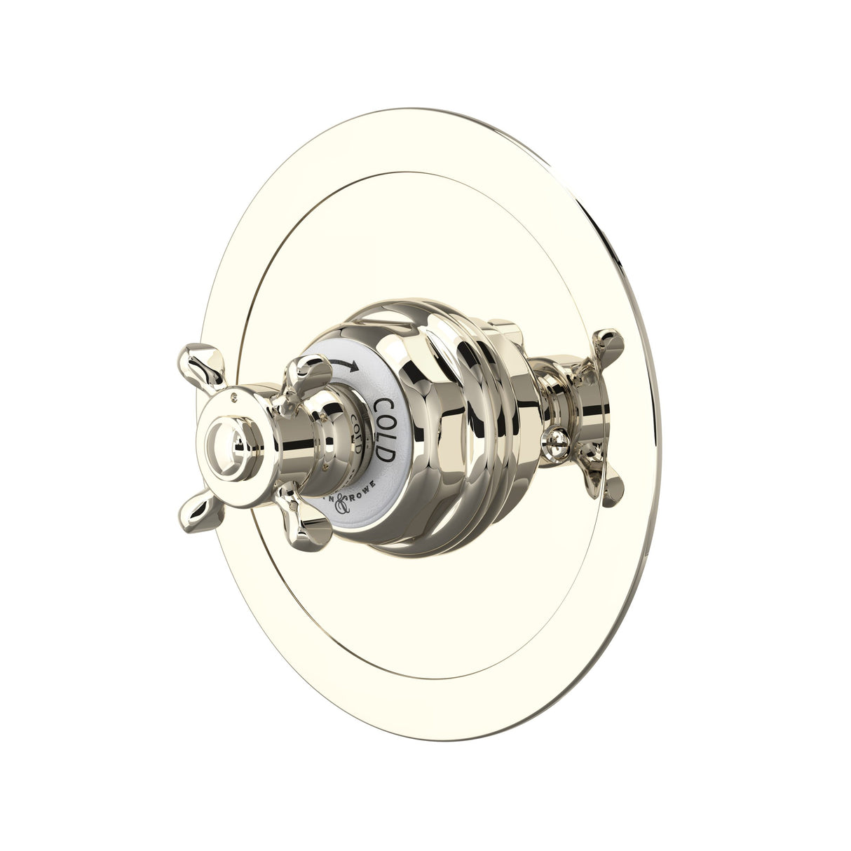 Edwardian 3/4 inch Round Thermostatic Trim Without Volume Control
