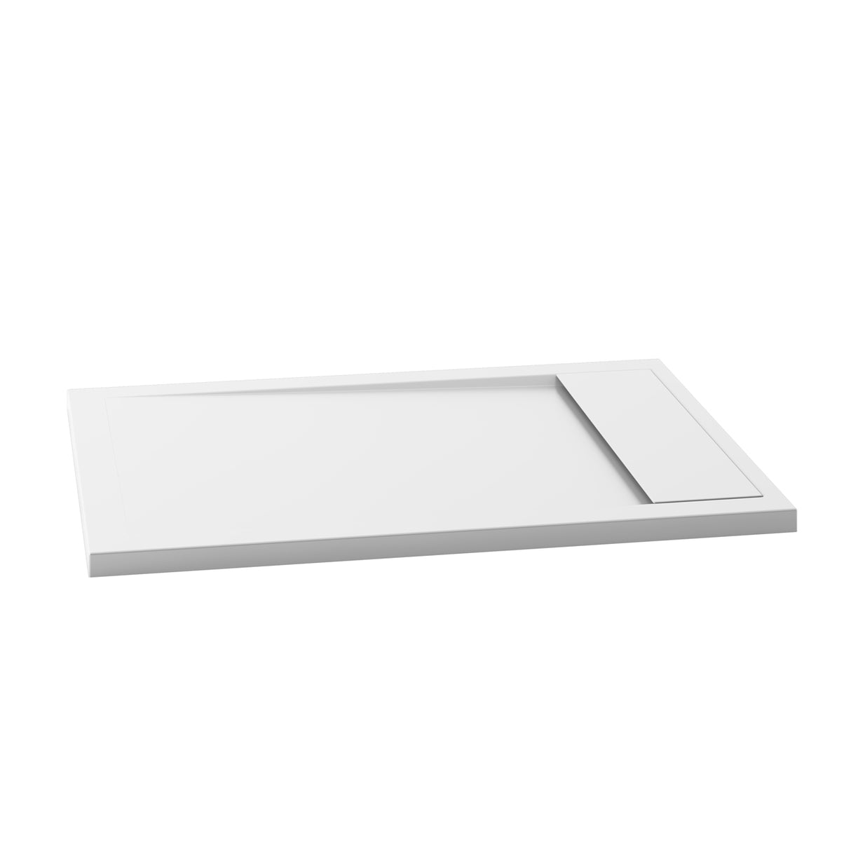 OPURE 48x36 Rectangular Acrylic Shower Base 48x36 (Aluminium Tiling Flange Kit Included)