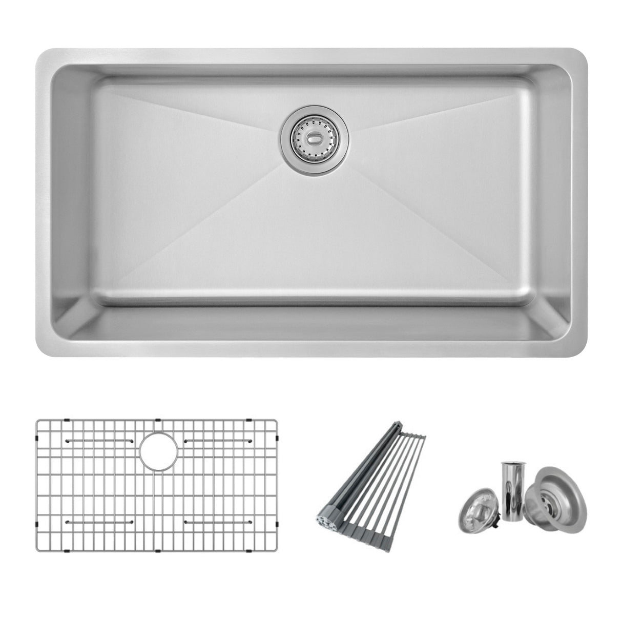 Dual Mount 32 Inch Single Bowl Kitchen Sink