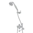 Riser Diverter With Handshower, Hose, And Parking Bracket