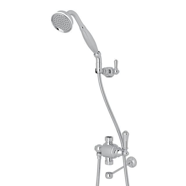Riser Diverter With Handshower, Hose, And Parking Bracket