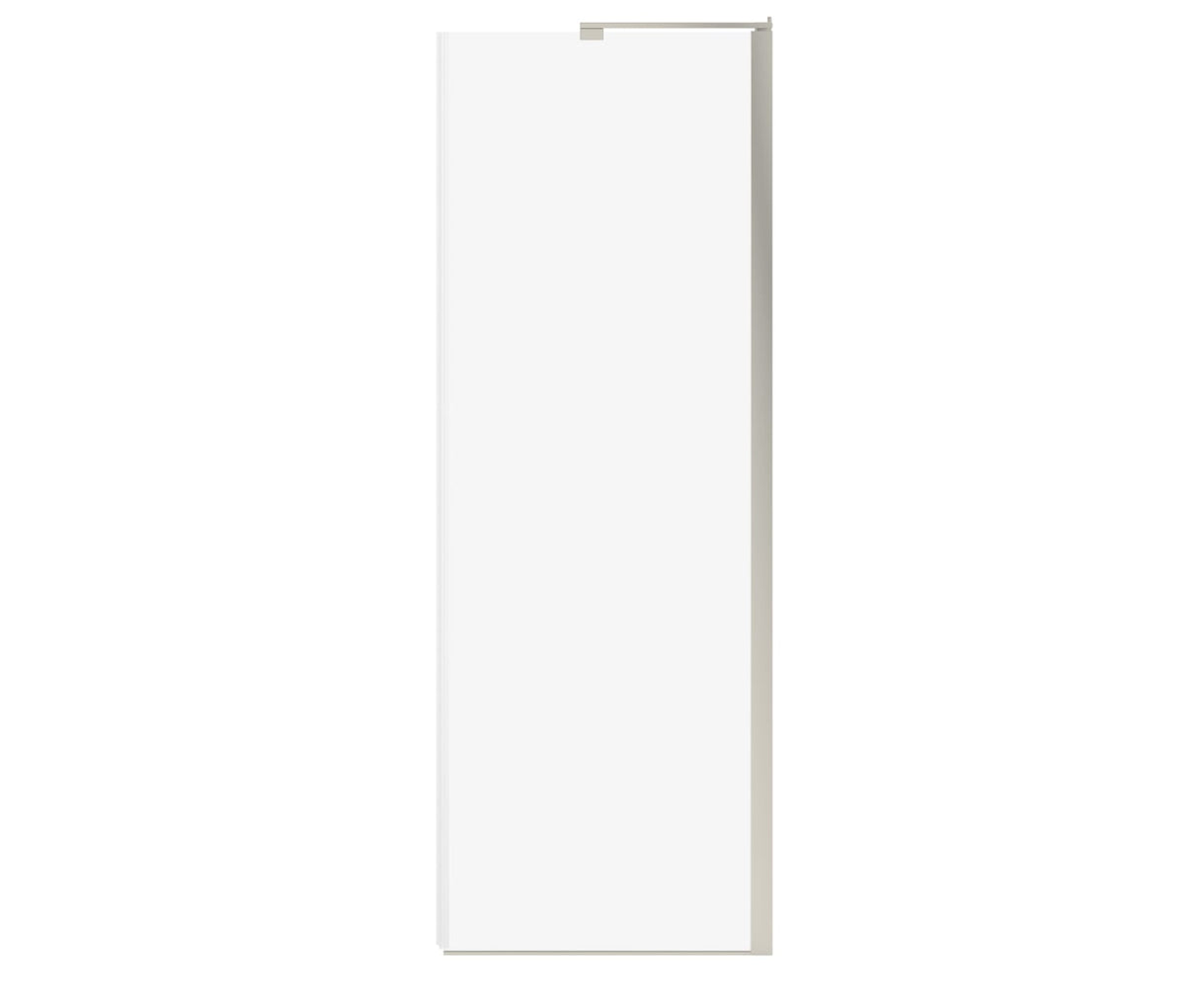 Capella 78 Return Panel for 32 in. Base with GlassShield glass in Chrome