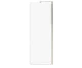 Capella 78 Return Panel for 32 in. Base with GlassShield glass in Chrome