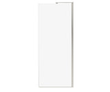 Capella 78 Screen and Return Panel for 36 in. Base with GlassShield glass in Chrome