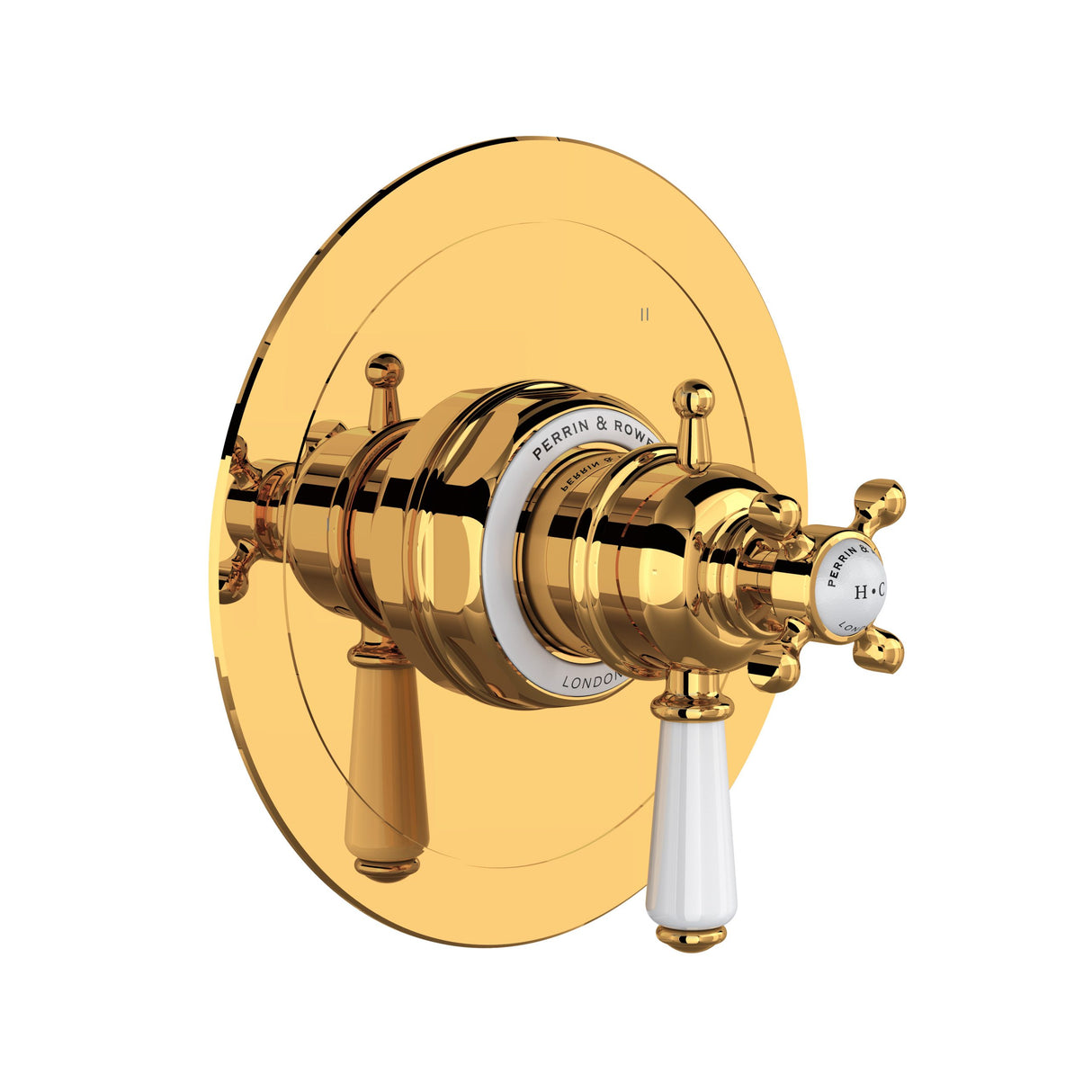 Edwardian 3-way Type T/P (thermostatic/pressure balance) coaxial patented trim