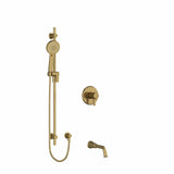 2-way Type T/p (Thermostatic/pressure Balance) Coaxial System With Spout And Hand Shower Rail