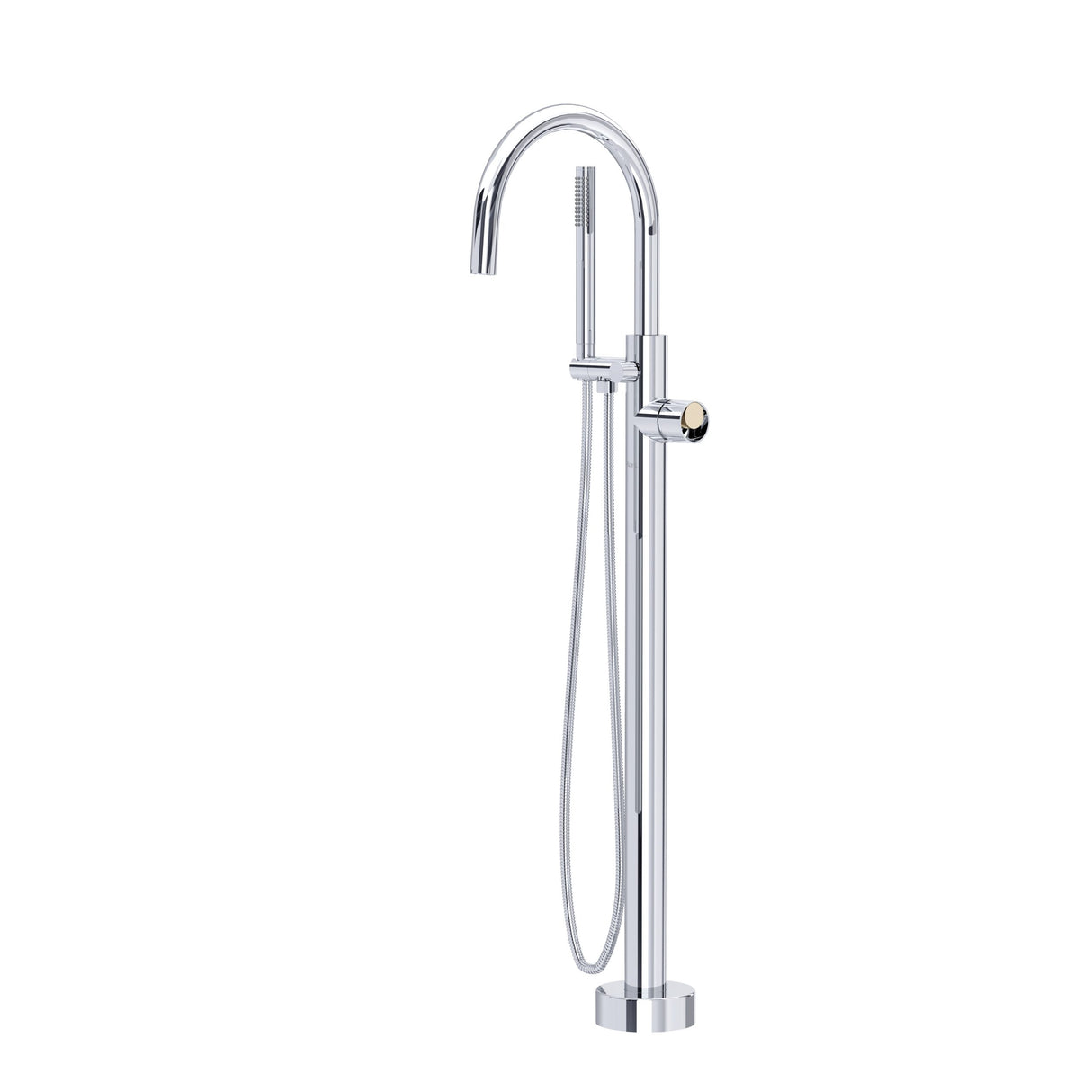 Eclissi™ Single Hole Floor-mount Tub Filler Trim With C-Spout
