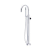 Eclissi™ Single Hole Floor-mount Tub Filler Trim With C-Spout