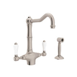 Acqui® Two Handle Kitchen Faucet With Side Spray A1679lpws-2