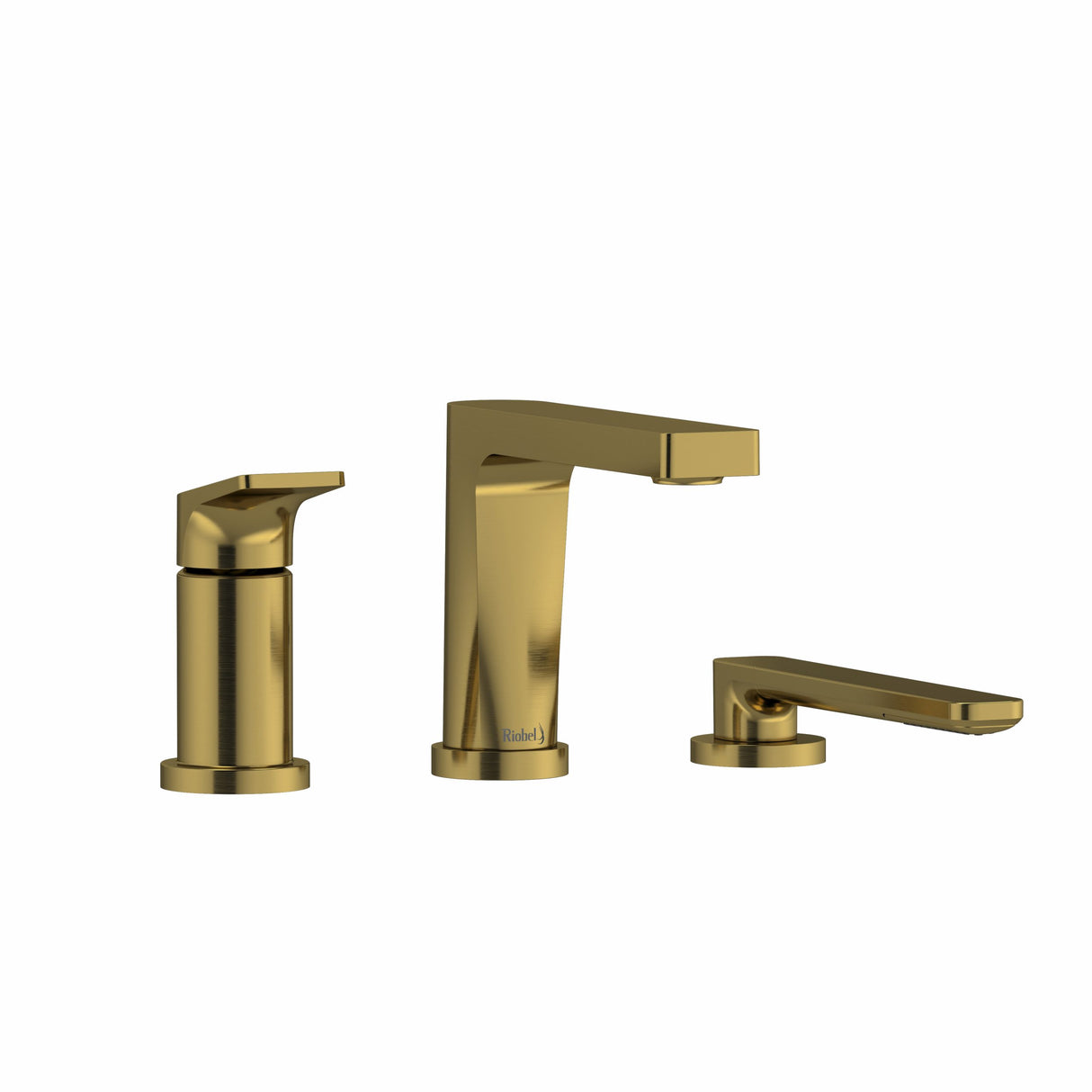 3-piece Type P (Pressure Balance) Deck-mount Tub Filler With Hand Shower Trim