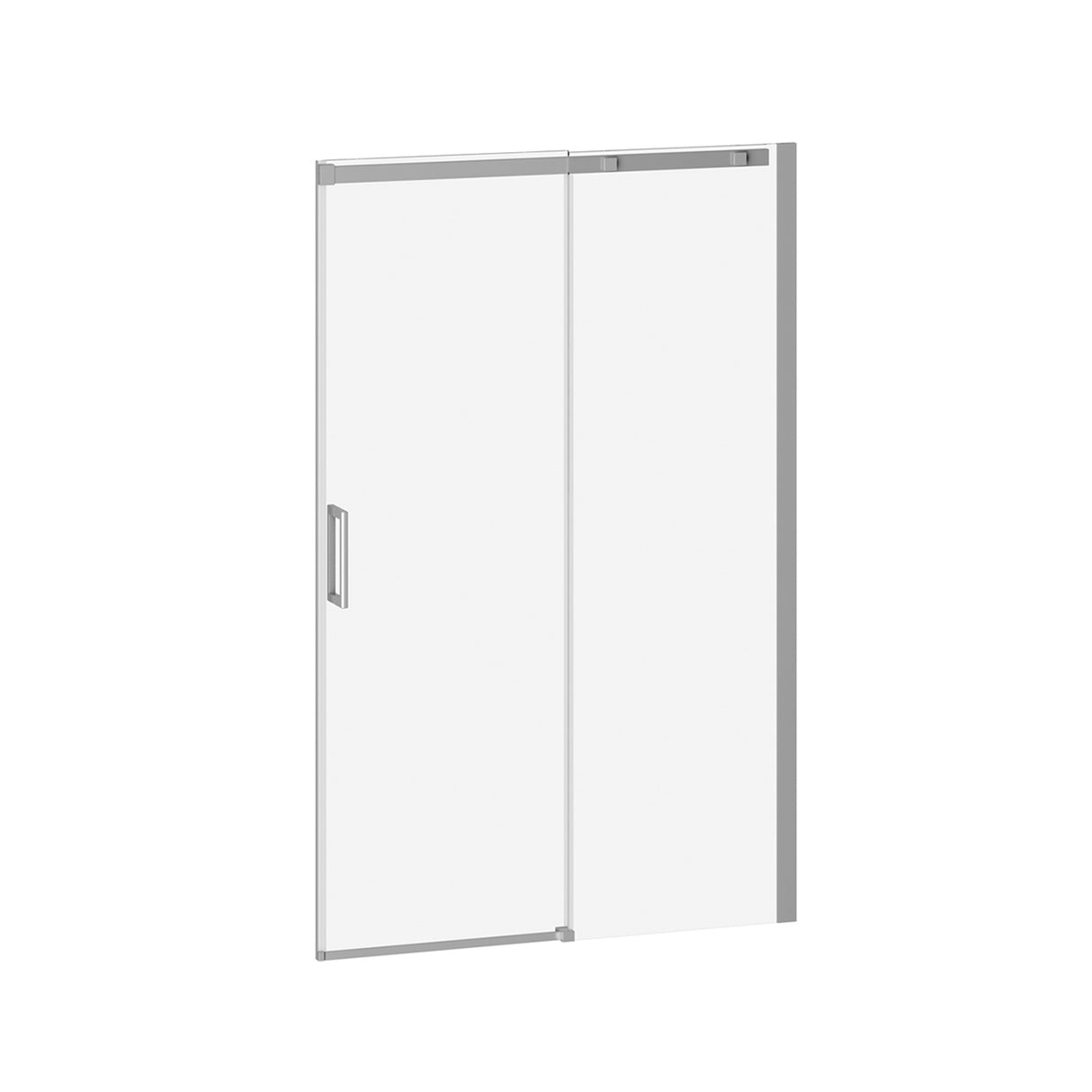 VIVIO Alcove Sliding Shower Door 2 Panels 48 inchesx75 inches Clear Duraclean Glass