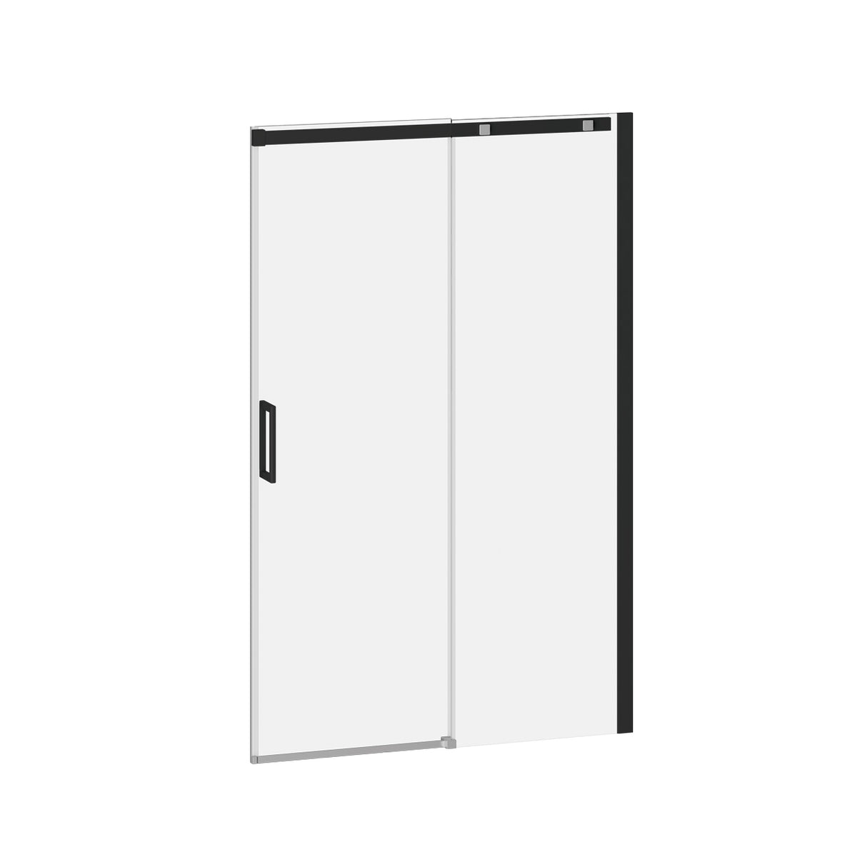 VIVIO Alcove Sliding Shower Door 2 Panels 48 inchesx75 inches Clear Duraclean Glass