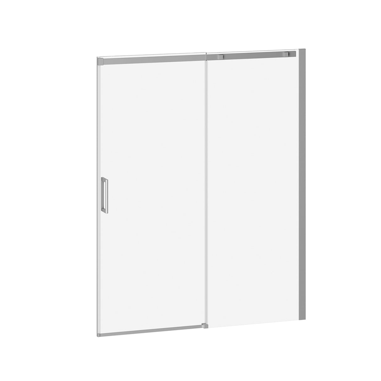 VIVIO Alcove Sliding Shower Door 2 Panels 60 inchesx75 inches Clear Duraclean Glass