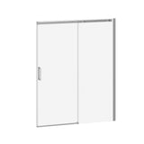 VIVIO Alcove Sliding Shower Door 2 Panels 60 inchesx75 inches Clear Duraclean Glass