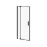 DISTINK 36 inchesx77 inches 2-Panel Pivot Shower Door for Alcove Inst. (Reversible) Clear Duraclean Glass