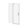 DISTINK 48 inchesx77 inches 2-Panel Pivot Shower Door for Alcove Inst. (Reversible) Clear Duraclean Glass