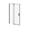 DISTINK 48 inchesx77 inches 2-Panel Pivot Shower Door for Alcove Inst. (Reversible) Clear Duraclean Glass
