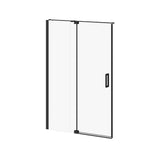 DISTINK 54 inchesx77 inches 2-Panel Pivot Shower Door for Alcove Inst. (Reversible) Clear Duraclean Glass