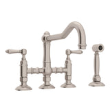 Acqui® Bridge Kitchen Faucet With Side Spray A1458lmws-2