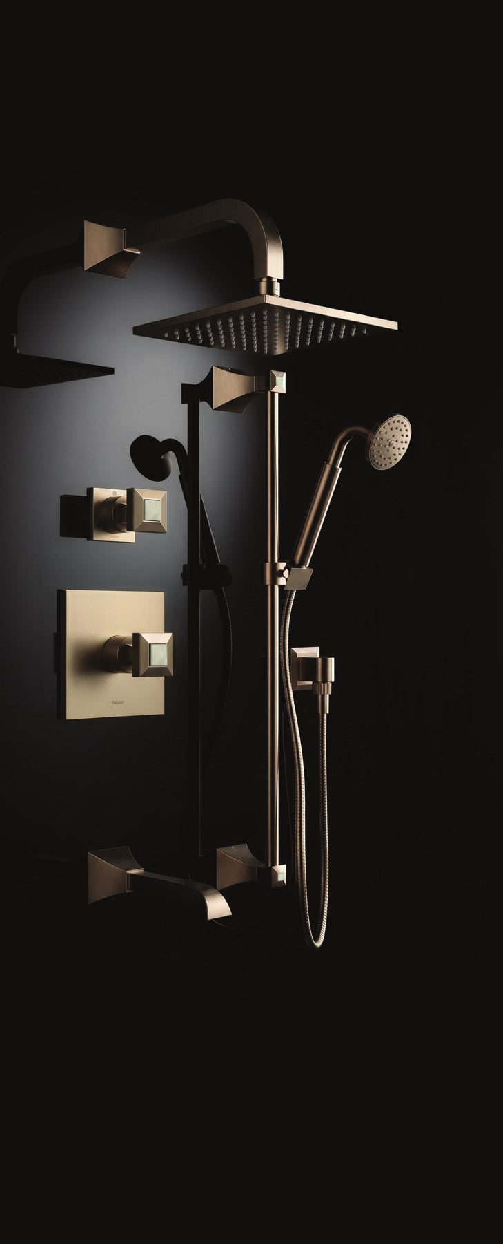 Rubinet Ice Inlet at Diverter. Includes 8? Shower Head, 16? Shower Arm, 30? Adjustable Slide Bar (can be cut to suit)
Hand Held Shower & Diverter (Requires Mixing Valve with On/Off) (4UIC1)