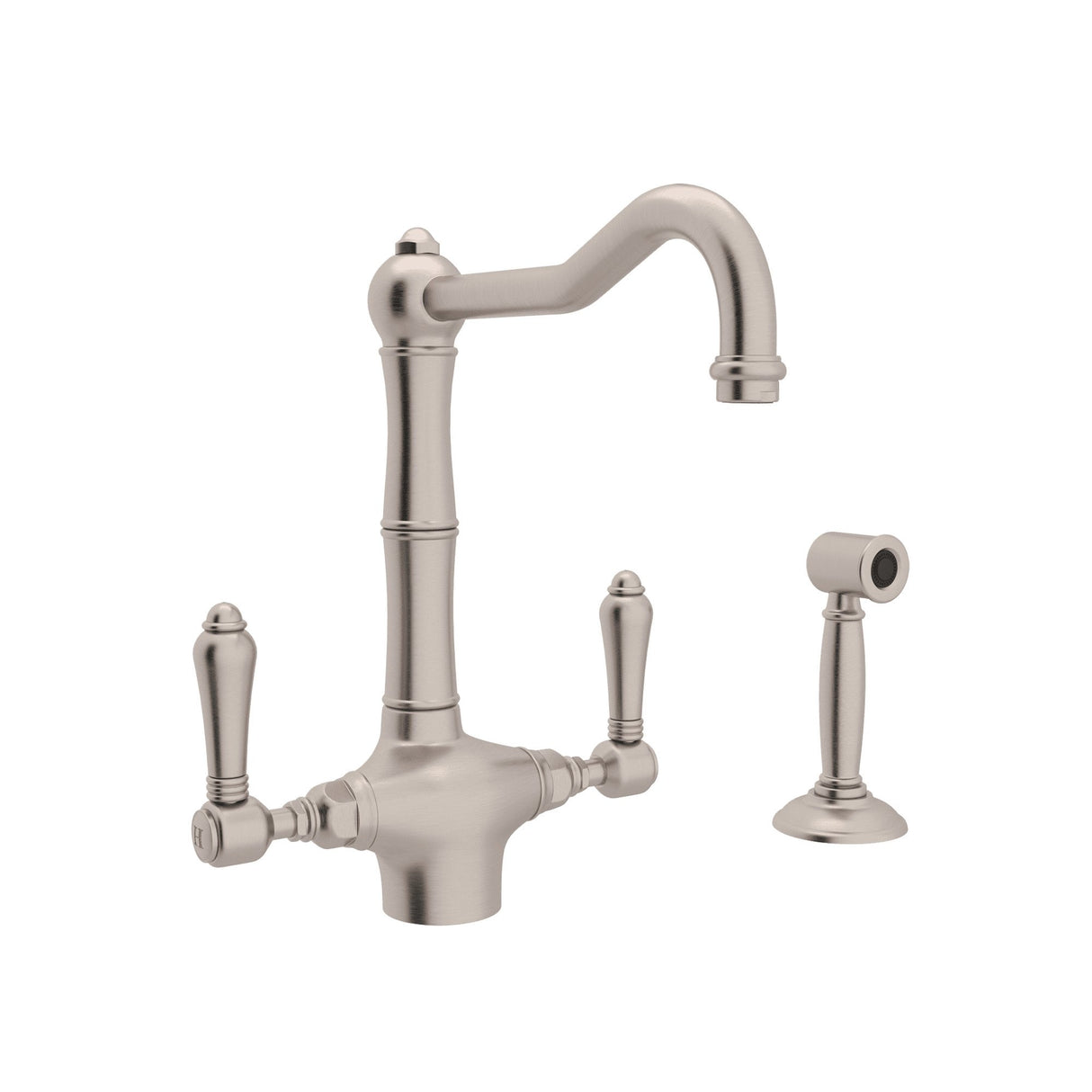 Acqui® Two Handle Kitchen Faucet With Side Spray A1679lmws-2