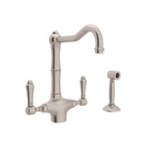 Acqui® Two Handle Kitchen Faucet With Side Spray A1679lmws-2