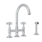San Julio® Bridge Kitchen Faucet With Side Spray A1461xws-2
