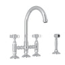 San Julio® Bridge Kitchen Faucet With Side Spray A1461xws-2