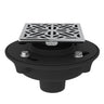 Cast Iron 2" No Hub Drain Kit With 3144 Mosaic Decorative Cover Sdci2-3144