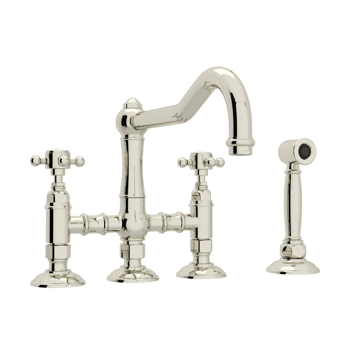 Acqui® Bridge Kitchen Faucet With Side Spray A1458xmws-2