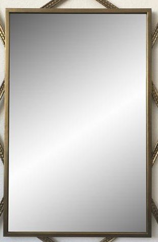 Dalilah Rectangular Silver Mirror