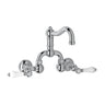 Acqui? Wall Mount Bridge Lavatory Faucet With Column Spout A1418lp-2