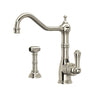 Edwardian Kitchen Faucet With Side Spray