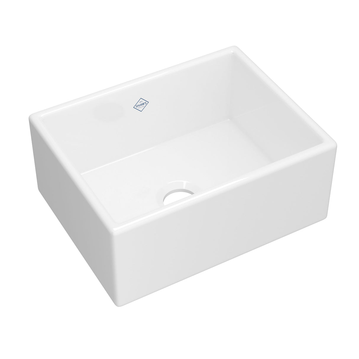 Shaker 24" Single Bowl Farmhouse Apron Front Fireclay Kitchen Sink