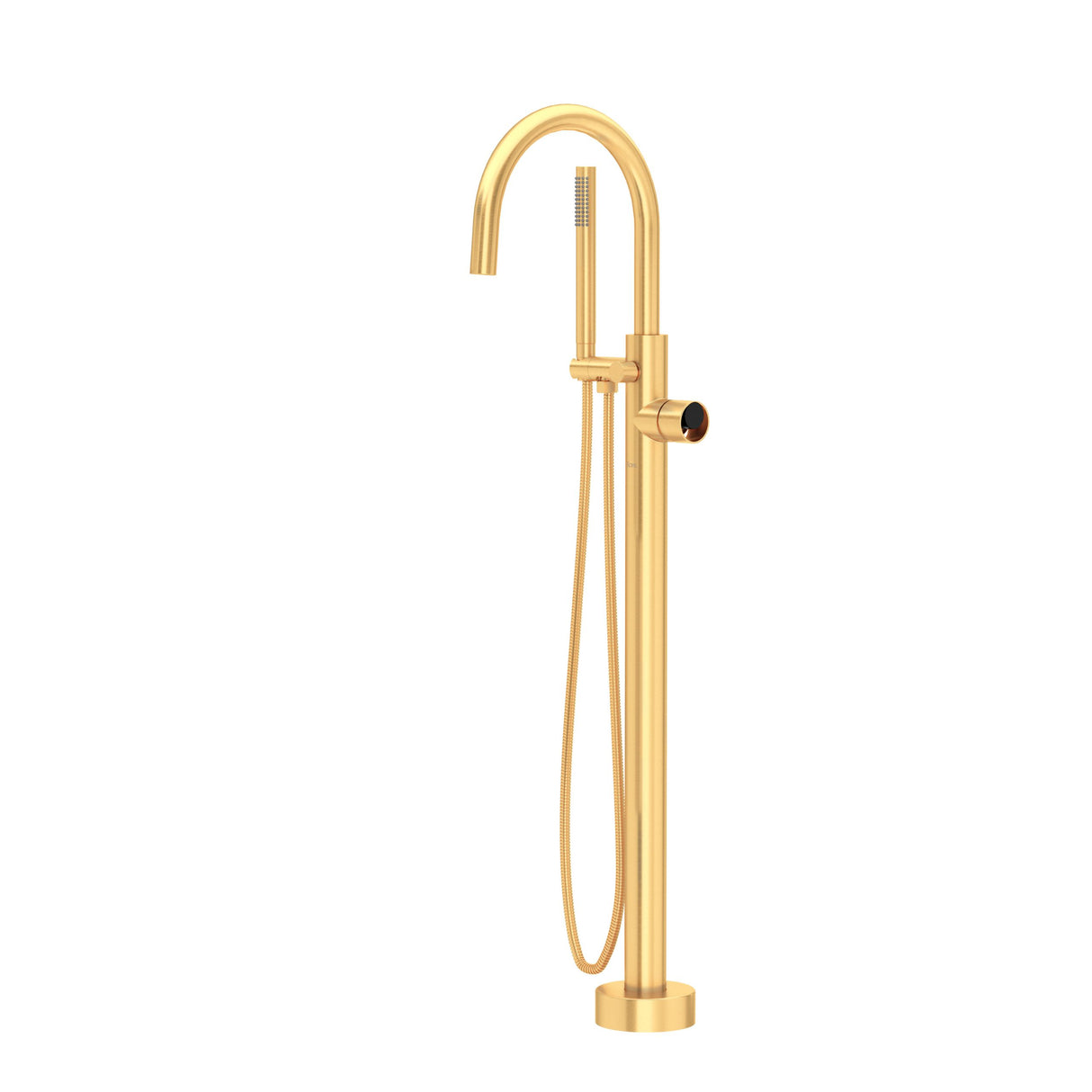 Eclissi™ Single Hole Floor-mount Tub Filler Trim With C-Spout