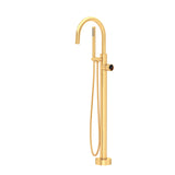Eclissi™ Single Hole Floor-mount Tub Filler Trim With C-Spout