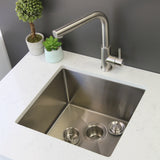 STYLISH 19 inch Single Bowl Undermount Stainless Steel Kitchen Sink Laundry