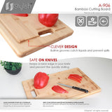 Workstation Sink Bamboo Cutting Board A-906