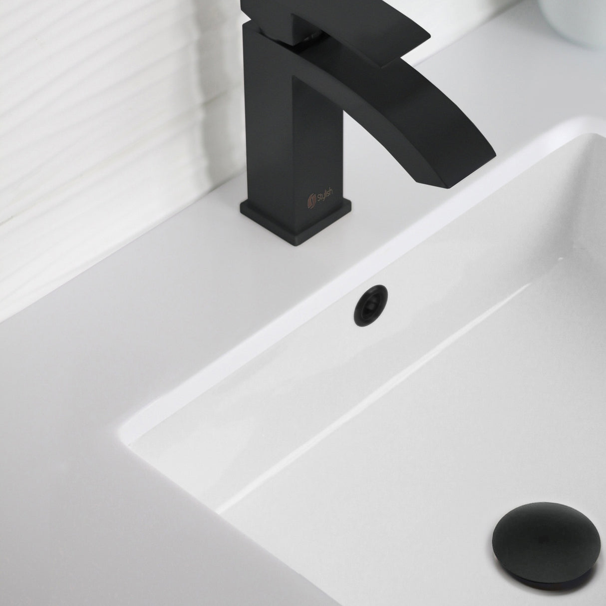 STYLISH 20 inch Rectangular Undermount Bathroom Sink with Overflow